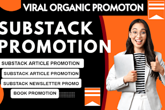 do substack promotion, substack article, book promotion