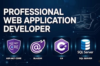 build a web app using aspnet core and blazor