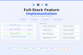 build robust app features with reactjs, nodejs, or nextjs