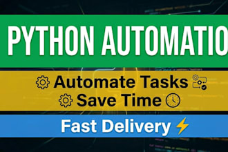 build python automation scripts and ai chatbot