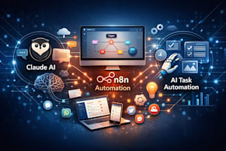 build claude ai workflows, n8n automation and ai task automation