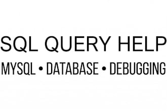 fix, debug, or write PHP and mysql code