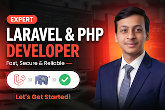 build laravel rest API, PHP web app, admin panel or backend system
