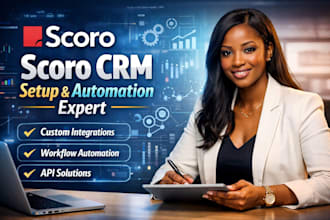 setup scoro CRM, project management and automation