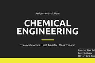 solve chemical engineering problems with steps