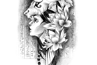 design greek, egypt mythology tattoo and t shirts