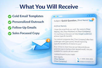 write high converting b2b cold email outreach