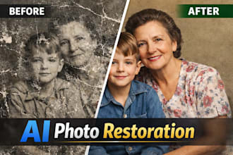 restore and enhance old or damaged photos using ai