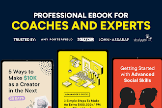 design professional ebook for coaches and experts