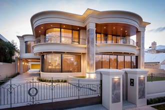 design 3d mansion house,duplex home,exterior design,enscape render,3d landscape
