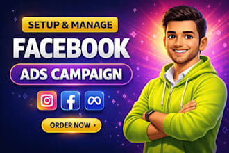 setup facebook ads, meta ads campaign, and fb pixel conversion tracking