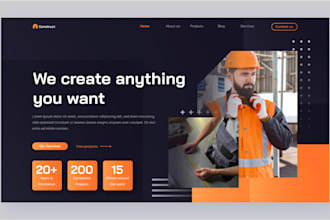 build roofing website solar website hvac, handyman and construction website