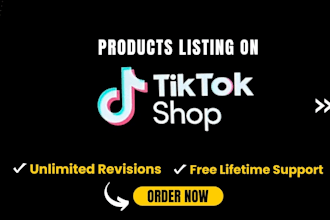 list your products on tiktok shop