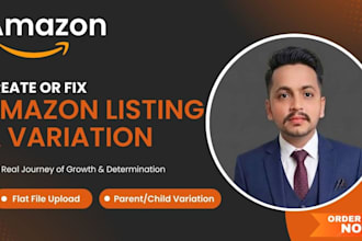 fix amazon product listing or parent child variation listing