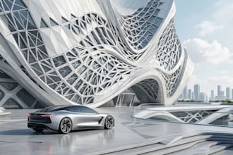 create parametric 3d designs for architecture facades, structures, and product