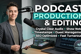 write youtube podcast show notes, descriptions, and video chapters