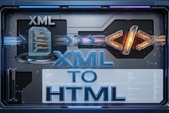 convert your xml data to html file using xslt