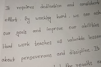 write anything in my neat and beautiful handwriting
