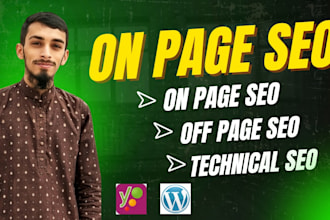fix on page SEO issues and optimize your wordpress website