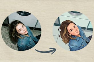 create a unique portrait or stylized avatar