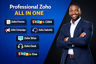 setup zoho forms zoho crm campaign zoho saleiq zoho sites zoho desks zoho one