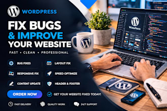 fix wordpress website bugs and design issues
