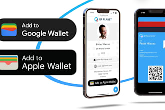 make a digital business card for apple and google wallet