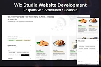 build or fix your wix studio website, cms and responsiveness