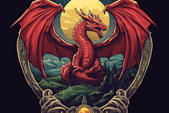 create a unique fantasy logo