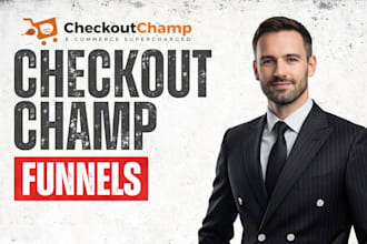 integrate and setup checkout champ funnel for shopify or woocommerce