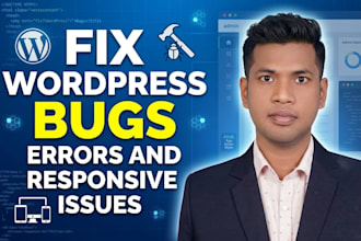 fix wordpress bugs errors and responsive issues