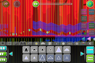 create a geometry dash level