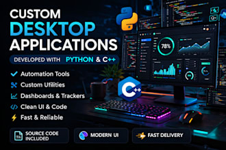 develop a desktop application for you