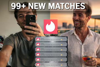 create ai dating photos, videos, and high conversion bio for tinder