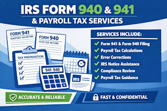 payroll taxes form 941 and 940 for your business