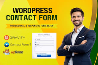 create or fix wordpress form using contact from 7, gravity form, wp form