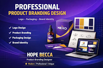 design a unique and professional product branding for your business