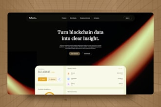 develop modern next js full stack website with animation