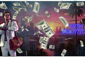 design viral gaming thumbnails for fc 26  gta 6 and more