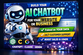 build ai chatbot for your website or business