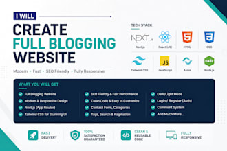 build a blog website
