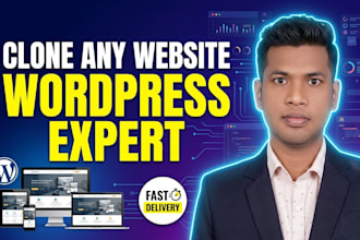 clone wordpress website or replicate website design