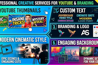 design a catchy youtube thumbnail