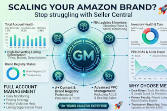 be your amazon account manager, amazon fba expert