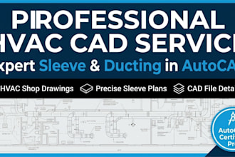 do hvac drafting and autocad shop drawings