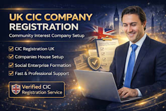 cic registration community interest company UK charity setup