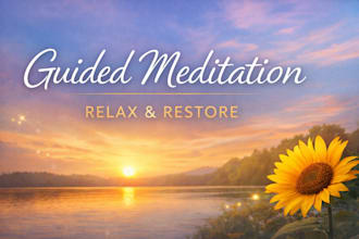 guide you through a relaxing meditation for calm and balance