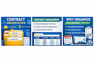 organize and digitize your procurement or supplier contracts