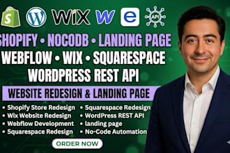 progettero riprogettero sito web wix wordpress shopify squarespace siti web