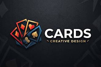 design a creative cards logo